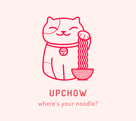 cat, noodles restaurant logo - fiverr logo maker