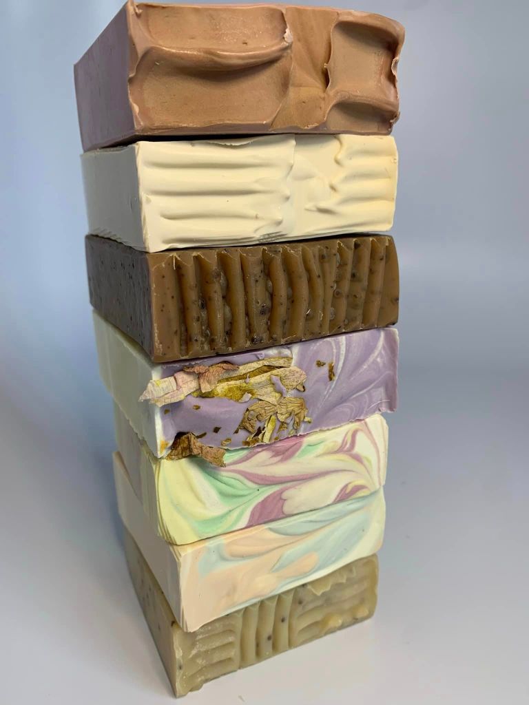 stack of soap made by soap SUDuction